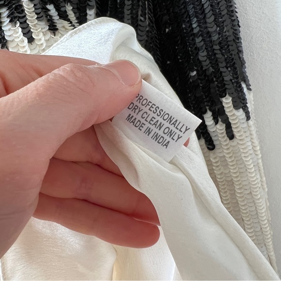 Parker Sequin Mini Flapper Dress Size 0 - Picture 5 of 6